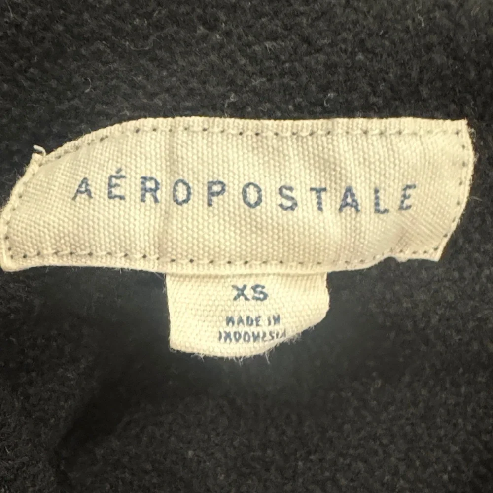 Aeropostale Black Graphic Hoodie